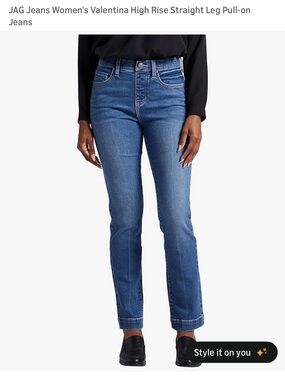 Jag Jeans High Rise Valentina Straight Leg Jeans 👖 16